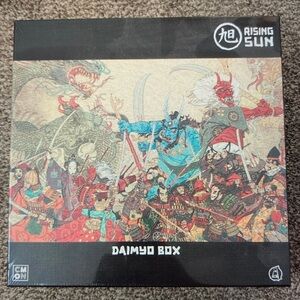 NWOT - 2017 CMON - Rising Sun Daimyo Box Board Game